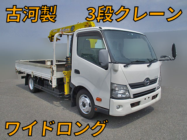 HINO Dutro Truck (With 3 Steps Of Cranes) TKG-XZC710 2013 114,706km