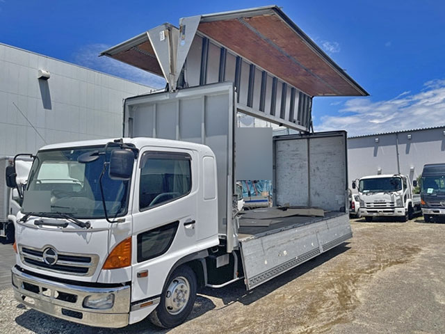 HINO Ranger Aluminum Wing BKG-FD7JLYA 2008 668,000km