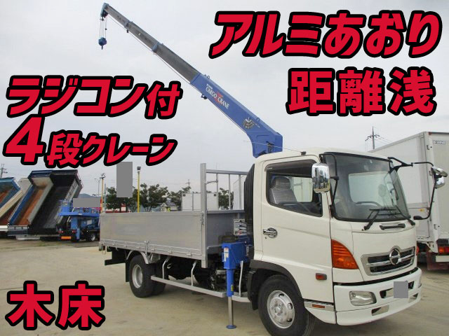 HINO Ranger Truck (With 4 Steps Of Cranes) KK-FC1JGEA 2002 3,000km