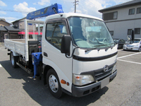 HINO Dutro Truck (With 4 Steps Of Cranes) BKG-XZU344M 2010 77,000km_3