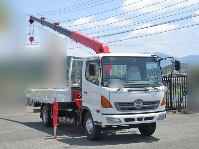 HINO Ranger Truck (With 4 Steps Of Cranes) BDG-FC7JJWA 2007 63,000km