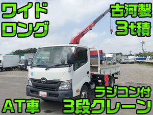 HINO Dutro Truck (With 3 Steps Of Unic Cranes) TKG-XZU710M 2016 48,639km_1