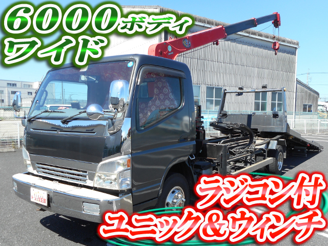 MITSUBISHI FUSO Canter Safety Loader (With 3 Steps Of Cranes) KK-FE83DJZ 2004 61,056km