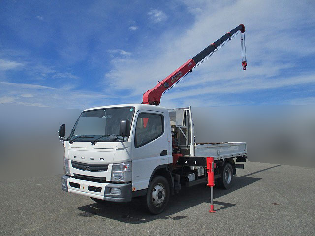 MITSUBISHI FUSO Canter Truck (With 4 Steps Of Cranes) TKG-FEB90 2014 222,029km