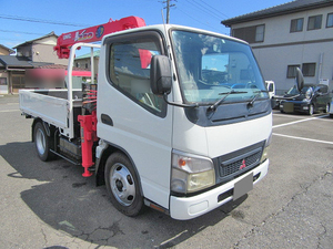 MITSUBISHI FUSO Canter Truck (With 3 Steps Of Cranes) PA-FE70DB 2006 139,000km_1