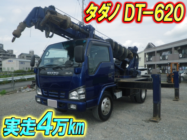 ISUZU Elf Hole Digging & Pole Standing Cars PB-NKR81N 2007 46,506km