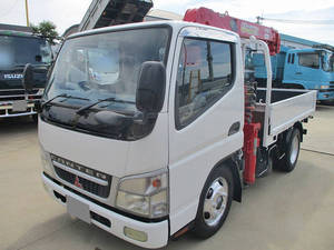 MITSUBISHI FUSO Canter Truck (With 4 Steps Of Cranes) PA-FE73DB 2005 120,000km_1