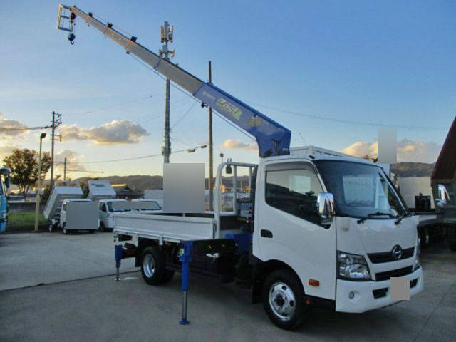 HINO Dutro Truck (With 6 Steps Of Cranes) TKG-XZU710M 2014 7,000km