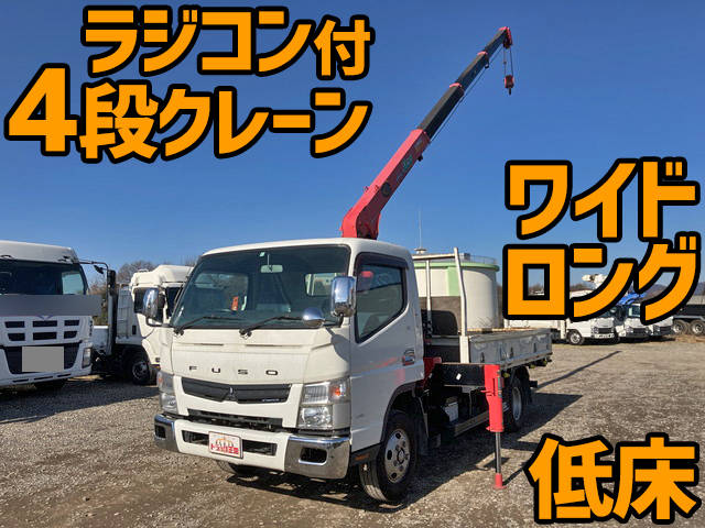 MITSUBISHI FUSO Canter Truck (With 4 Steps Of Cranes) TKG-FEB50 2014 