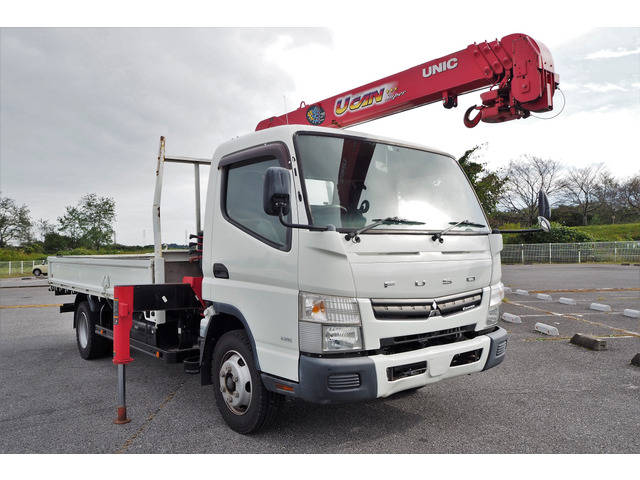 MITSUBISHI FUSO Canter Truck (With 4 Steps Of Cranes) TKG-FEB80 2015 66,000km