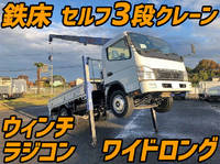 MITSUBISHI FUSO Canter Self Loader (With 3 Steps Of Cranes) PDG-FE83DY 2009 187,000km_1