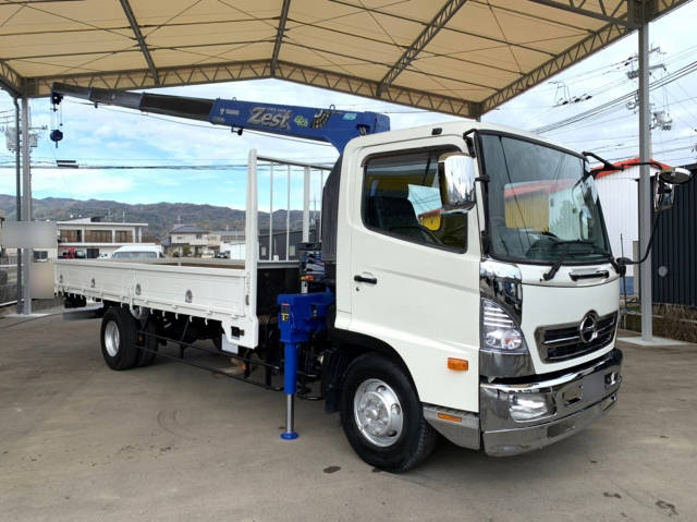 HINO Ranger Truck (With 4 Steps Of Cranes) BKG-FC7JKYA 2011 44,000km