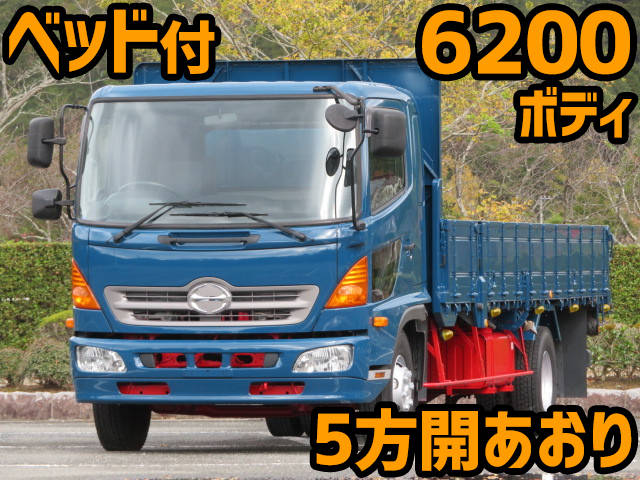 HINO Ranger Flat Body TKG-FD9JLAA 2012 332,000km