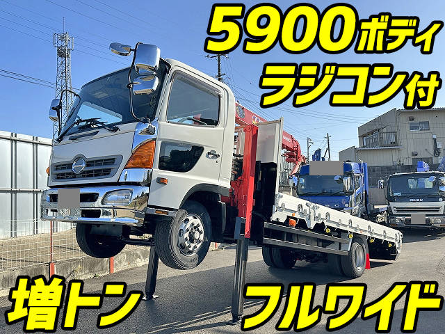 HINO Ranger Self Loader (With 4 Steps Of Cranes) BDG-FJ7JLWA 2007 107,586km