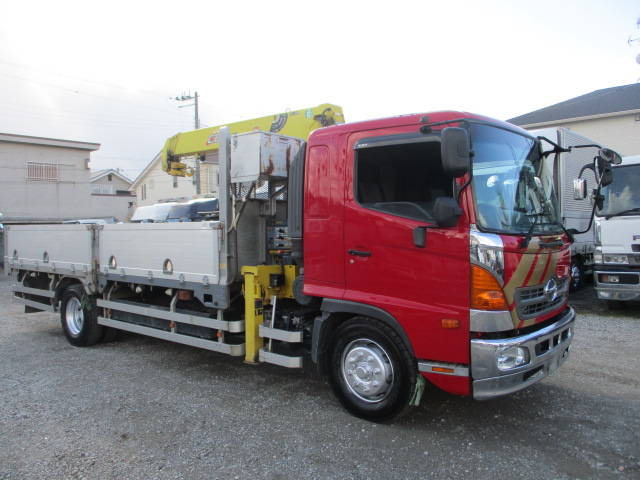 HINO Ranger Truck (With 4 Steps Of Cranes) LKG-FE7JLAA 2011 407,000km