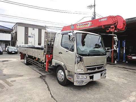 MITSUBISHI FUSO Fighter Truck (With 4 Steps Of Cranes) PDG-FK62FZ 2008 6,118km