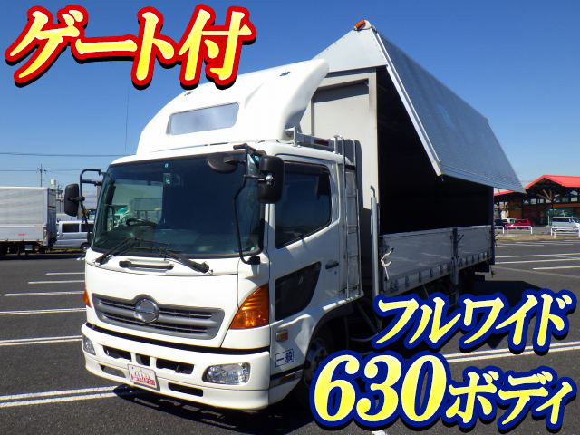 HINO Ranger Aluminum Wing PB-FD8JLFA 2005 855,829km