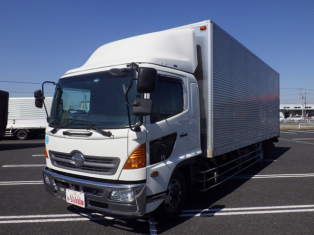 HINO Ranger Aluminum Van BDG-FE7JPWG 2008 424,480km