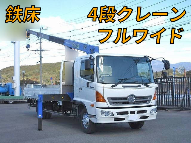 HINO Ranger Truck (With 4 Steps Of Cranes) TKG-FD7JLAA 2014 69,000km