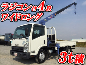 ISUZU Elf Truck (With 4 Steps Of Cranes) BDG-NPR85AR 2008 103,364km_1