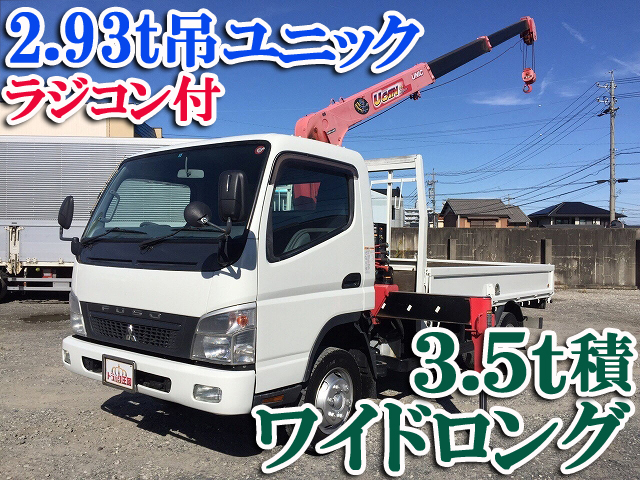 MITSUBISHI FUSO Canter Truck (With 3 Steps Of Unic Cranes) PDG-FE83DY 2008 142,618km