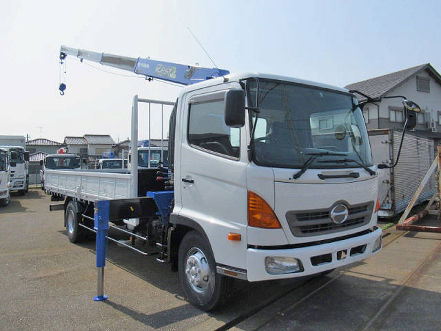 HINO Ranger Truck (With 4 Steps Of Cranes) BKG-FC7JKYA 2010 73,989km