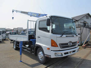 HINO Ranger Truck (With 4 Steps Of Cranes) BKG-FC7JKYA 2010 73,989km_1