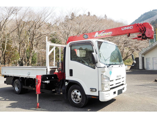 ISUZU Elf Truck (With 4 Steps Of Cranes) BDG-NPR85AR 2007 47,000km