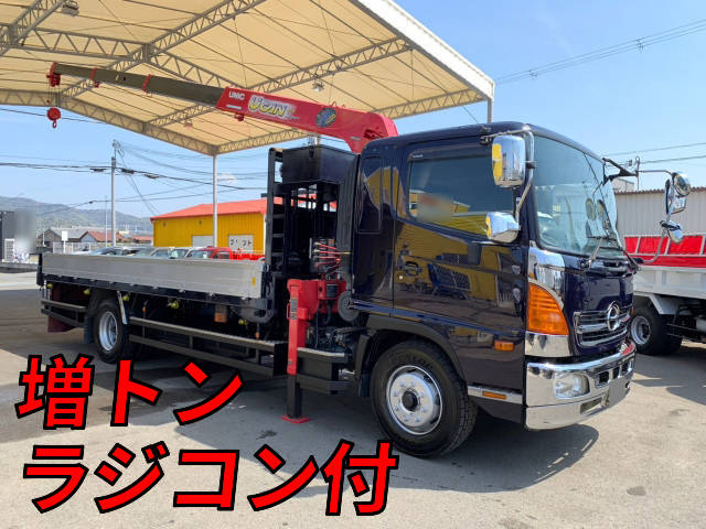 HINO Ranger Truck (With 4 Steps Of Cranes) QKD-FE71JLAA 2013 228,000km