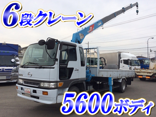 HINO Ranger Truck (With 6 Steps Of Cranes) KC-FD2JLBA 1995 207,233km