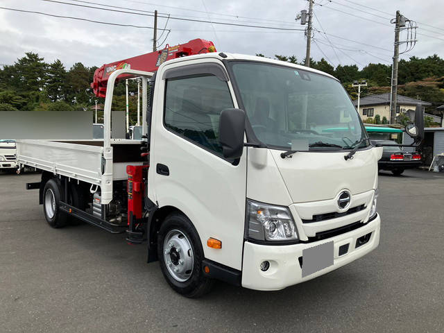 HINO Dutro Truck (With 4 Steps Of Cranes) 2RG-XZU712M 2021 1,400km