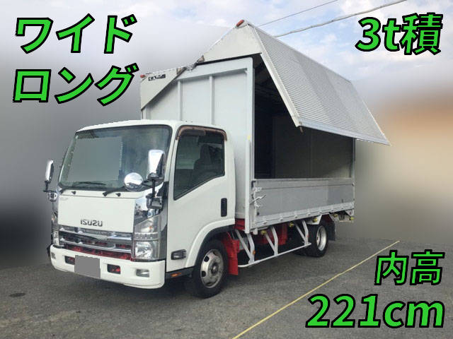 ISUZU Elf Aluminum Wing TKG-NPR85AN 2014 298,519km