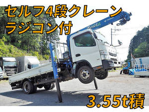 MITSUBISHI FUSO Canter Self Loader (With 4 Steps Of Cranes) TKG-FEB90 2012 98,000km_1