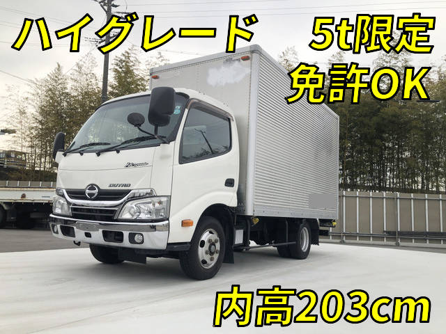 HINO Dutro Aluminum Van TKG-XZC645M 2015 372,000km