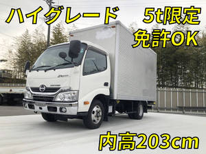 HINO Dutro Aluminum Van TKG-XZC645M 2015 372,000km_1