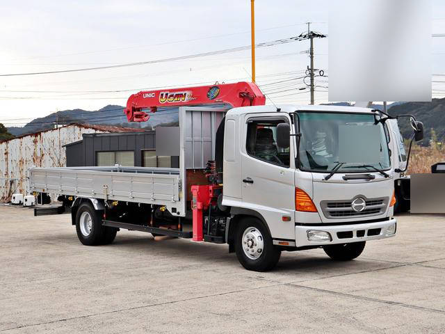 HINO Ranger Truck (With 4 Steps Of Cranes) ADG-FD7JWA 2006 223,000km