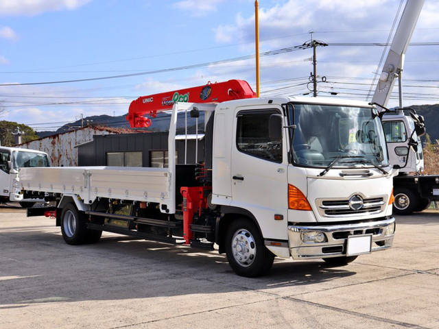 HINO Ranger Truck (With 4 Steps Of Cranes) BDG-GD8JMWA 2007 177,000km