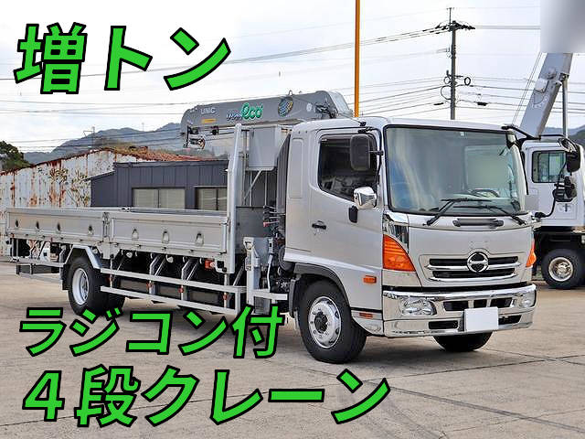 HINO Ranger Truck (With 4 Steps Of Cranes) QKG-FE7JPAA 2015 181,000km