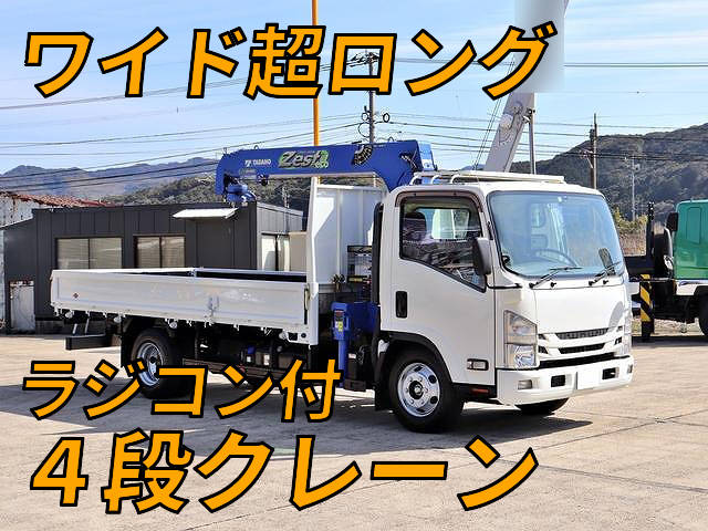 ISUZU Elf Truck (With 4 Steps Of Cranes) 2RG-NPR88Y 2018 27,000km_1
