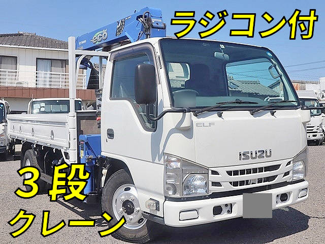 ISUZU Elf Truck (With 3 Steps Of Cranes) TPG-NKR85AR 2016 127,330km