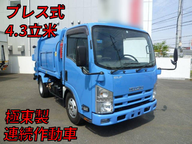 ISUZU Elf Garbage Truck TKG-NMR85N 2013 137,000km_1
