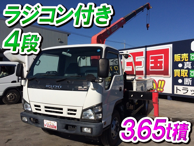 ISUZU Elf Truck (With 4 Steps Of Unic Cranes) PA-NPR81R 2005 88,374km