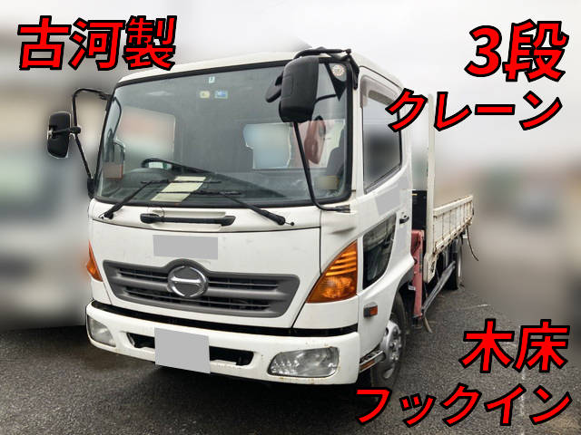 HINO Ranger Truck (With 3 Steps Of Cranes) BKG-FC7JKYA 2008 122,767km