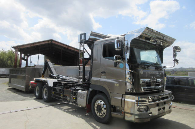 HINO Profia Container Carrier Truck QPG-FS1EREA 2015 25,749km_1
