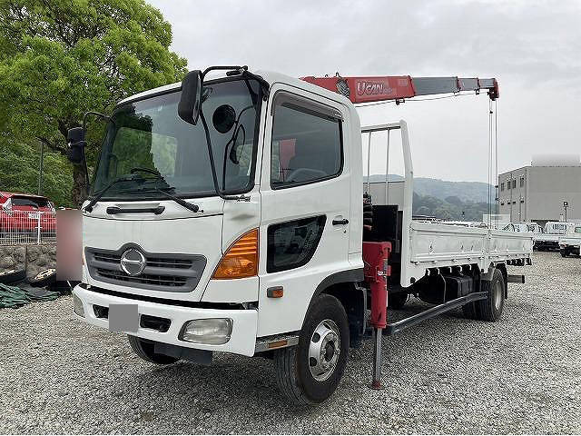 HINO Ranger Truck (With 4 Steps Of Cranes) ADG-FC7JLWA 2005 71,540km