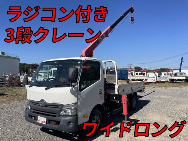 HINO Dutro Truck (With 3 Steps Of Cranes) TKG-XZU710M 2016 94,570km_1
