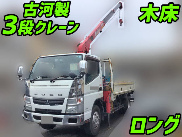 MITSUBISHI FUSO Canter Truck (With 3 Steps Of Cranes) TKG-FEA50 2012 128,984km