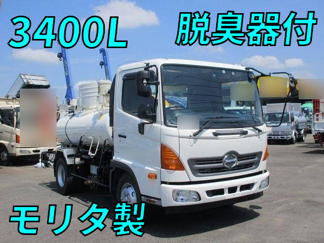 HINO Ranger Vacuum Truck TKG-FC9JCAA 2014 252,000km