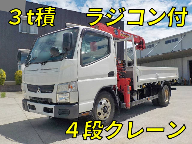 MITSUBISHI FUSO Canter Truck (With 4 Steps Of Cranes) TKG-FEA50 2014 101,624km