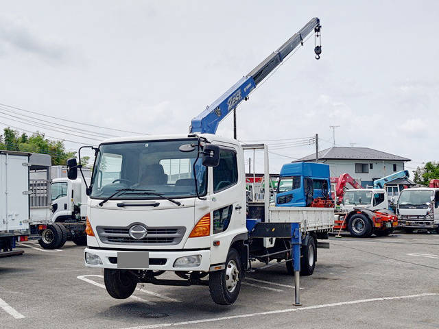 HINO Ranger Truck (With 4 Steps Of Cranes) BDG-FC6JKWA 2008 108,661km